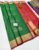 Unique Design Pure Soft Silk Saree Green Color w/ Blouse