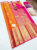 Unique Design Pure Kanjivaram Fancy Silk Saree Orange Color w/ Blouse