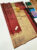 Unique Design Pure Kanjivaram Fancy Silk Saree Apple Red Color w/ Blouse