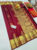 Trendy Design Pure Kanjivaram Fancy Silk Saree Apple Red Color w/ Blouse