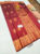 New Design Pure Kanjivaram Fancy Silk Saree Apple Red Color w/ Blouse