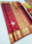 Latest and Trendy Design Pure Kanjivaram Fancy Silk Saree Apple Red Color w/ Blouse