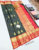 Traditional Design Pure Kanjivaram Fancy Silk Saree Black Color w/ Blouse