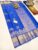 New Design Pure Kanjivaram High Fancy Silk Saree Blue Color w/ Blouse