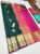 New Design Pure Kanjivaram Fancy Silk Saree Bottle Green Color w/ Blouse