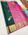 Pure Kanjivaram Fancy Silk Saree Light Green Color w/ Blouse