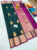 Pure Kanjivaram Fancy Silk Saree Bottle Green Color w/ Blouse