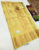 Unique Design Pure Kanjivaram fancy Silk Saree Butter Yellow Color w/ Blouse