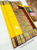 Trendy Design Pure Kanjivaram Fancy Silk Saree Butter Yellow Color w/ Blouse