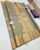 Pure Kanjivaram Fancy Silk Saree Cement Color w/ Blouse