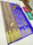 Trendy Design Pure Kanjivaram Fancy Silk Saree Cement Color w/ Blouse