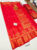 Gomatha and Karpavruksham Design Pure Kanjivaram Fancy Silk Saree Chili Red Color w/ Blouse