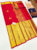Trendy Design Pure Kanjivaram Fancy Silk Saree Chilli Red Color w/ Blouse