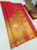 Heavy Zari Design Pure Kanjivaram Fancy Silk Saree Chilli Red Color w/ Blouse