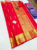 New Design Pure Kanjivaram Fancy Silk Saree Chilli Red Color w/ Blouse