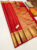 Pure Kanjivaram Fancy Silk Saree Chilli Red, Blue Color w/ Blouse