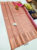 Latest Design Pure Kanjivaram Fancy Silk Saree Copper Color w/ Blouse