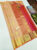 New Design Pure Kanjivaram Fancy Silk Saree Cream Color w/ Blouse