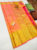 Pure Kanjivaram Fancy Silk Saree Double Shade (Pink, Yellow) Color w/ Blouse