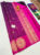 New Design Pure Kanjivaram Fancy Silk Saree Double Shade (Purple, Pink) Color w/ Blouse
