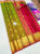 Mango and Annam Design Pure Kanjivaram Fancy Silk Saree Double Shade Color w/ Blouse