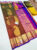 Trendy Design Pure Kanjivaram Fancy Silk Saree Double Shade Color w/ Blouse