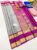 New Design Pure Kanjivaram Fancy Silk Saree Gray Color w/ Blouse