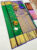 Latest Design Pure Kanjivaram Fancy Silk Saree Green Color w/ Blouse