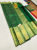 Annam and Horse Design Pure Kanjivaram Fancy Silk Saree Green Color w/ Blouse