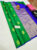 Unique Design Pure Kanjivaram Fancy Silk Saree Green Color w/ Blouse