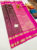 Small Checks Design Pure Kanjivaram Fancy Silk Saree Kumkum Red Color w/ Blouse