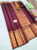 Trendy Design Pure Kanjivaram Fancy Silk Saree Kumkum Red Color w/ Blouse