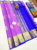 Pure Kanjivaram Fancy Silk Saree Lavender Color w/ Blouse