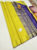 New Design Pure Kanjivaram Fancy Silk Saree Lemon Yellow Color w/ Blouse