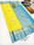 Unique Design Pure Kanjivaram High Fancy Silk Saree Lemon Yellow Color w/ Blouse