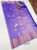 New Design Pure Kanjivaram Fancy Silk Saree Lavender Color w/ Blouse