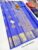 Vaira Osi Checked Design Pure Kanjivaram Fancy Silk Saree Light Blue Color w/ Blouse