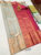 Pure Kanjivaram Fancy Silk Saree Light Gray Color w/ Blouse