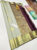 Trendy Design Pure Kanjivaram Fancy Silk Saree Gray Color w/ Blouse