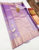 Pure Kanjivaram Fancy Silk Saree Light Purple Color w/ Blouse