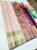Beautiful Design Pure Kanjivaram Fancy Silk Saree Light Rose Color w/ Blouse