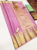 Pure Kanjivaram Fancy Silk Saree Lotus Color w/ Blouse