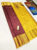 Pure Kanjivaram Fancy Silk Saree Magenta Color w/ Blouse