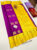 Pure Kanjivaram Fancy Silk Saree Magenta Color w/ Blouse