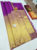 Heavy Gold Zari Design Pure Kanjivaram Fancy Silk Saree Magenta Color w/ Blouse