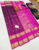 Latest Design Pure Kanjivaram Fancy Silk Saree Magenta Color w/ Blouse