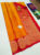 Unique Design Pure Kanjivaram Fancy Silk Saree Mango Yellow Color w/ Blouse