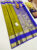 Unique Design Pure Kanjivaram Fancy Silk Saree Olive Green Color w/ Blouse
