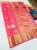 Unique Design Pure Kanjivaram Fancy Silk Saree Peach Color w/ Blouse