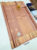 New Design Pure Kanjivaram Fancy Silk Saree Peach Color w/ Blouse